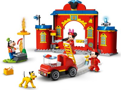 LEGO Disney- Hasičská stanice a auto Mickeyho a přátel