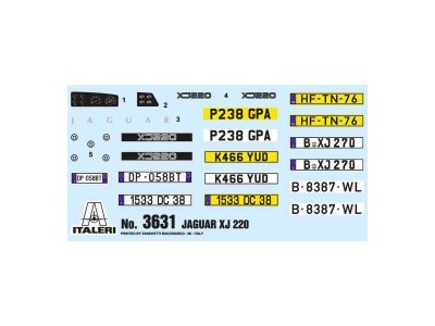 Italeri 3631 Jaguar XJ 220 (1: