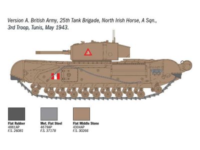 Italeri 7083 Churchill Mk.III