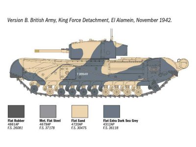 Italeri 7083 Churchill Mk.III