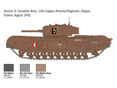 Italeri 7083 Churchill Mk.III