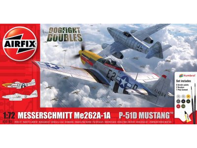 Airfix 50183 Me262 a P-51D 1/7