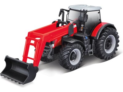 Bburago Massey Ferguson 8740S s nakladačem