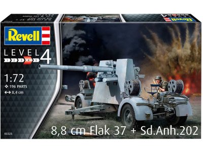 Revell 03325 kanon 37 88mm