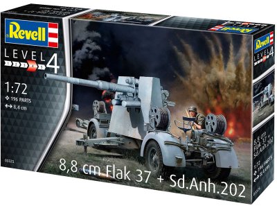 Revell 03325 kanon 37 88mm
