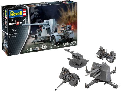 Revell 03325 kanon 37 88mm
