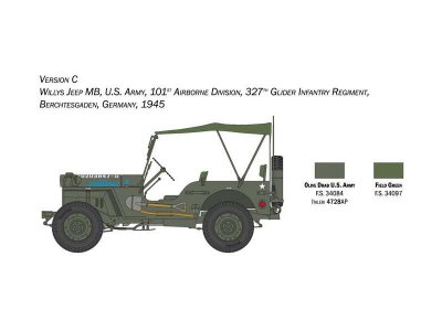 Italeri 3635 Willys Jeep MB 1: