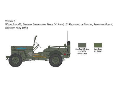 Italeri 3635 Willys Jeep MB 1: