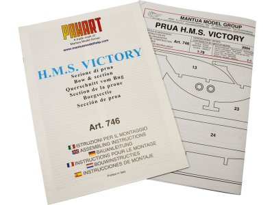 Mantua Model Victory řez trupem 1:78 kit
