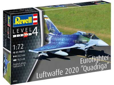 Revell 03843 Eurofighter Typhoon Luftwaffe 2020 Quadriga (1:72)