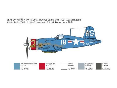 Italeri 1453 F-4U/4B Korean 1/