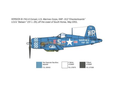 Italeri 1453 F-4U/4B Korean 1/