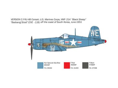 Italeri 1453 F-4U/4B Korean 1/