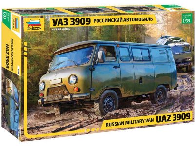 Zvezda 3644 UAZ 3909 1:35