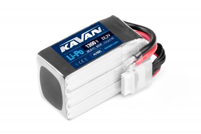 KAVAN Li-Po 1300mAh/22,2V 40/80C, 28,8Wh