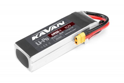 KAVAN Li-Po 4900mAh/11,1V 30/60C Air pack+XT60 plug