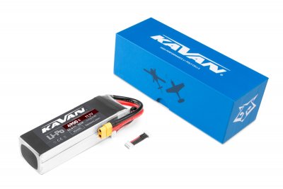KAVAN Li-Po 4900mAh/11,1V 30/60C Air pack+XT60 plug