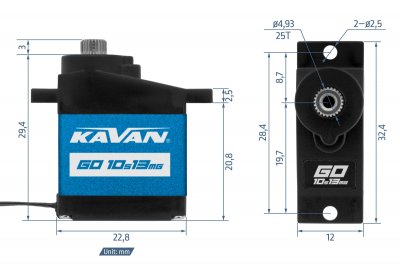 GO-10S13MG (0.08s/60°, 2.0kg.cm)
