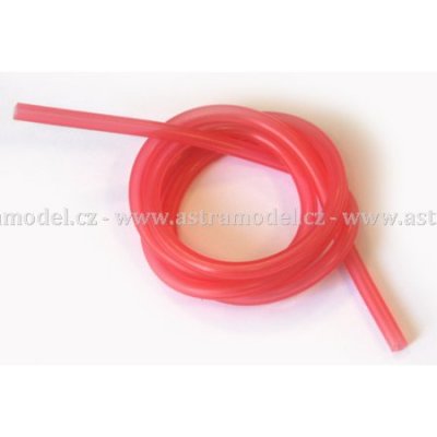 Silikonová hadička 2.4/5.5mm červená (1m)