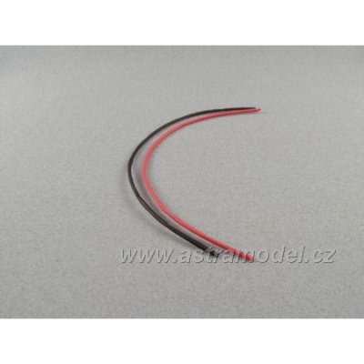 Smršťovací bužírka 2.0mm červená / černá (1+1m)