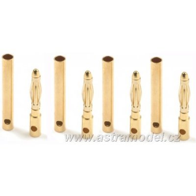 Konektor zlacený 2.0mm (4 páry)