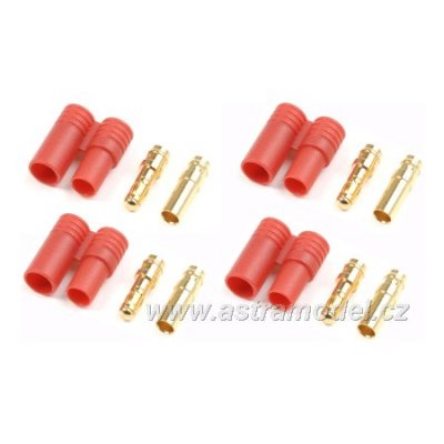 Konektor zlacený 3.5mm plastové pouzdro (4)