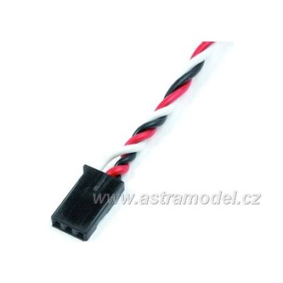 Kabel serva kroucený Futaba samice 22AWG 30cm
