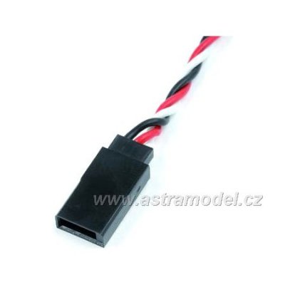 Kabel serva kroucený Futaba samec 22AWG 30cm