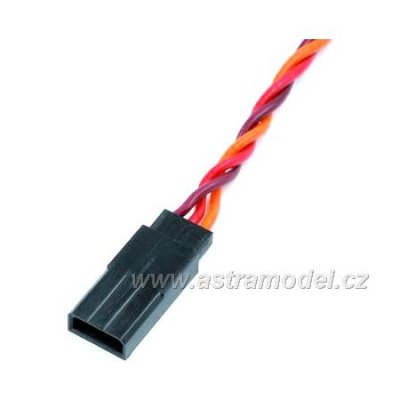 Kabel serva kroucený JR samec 22AWG 30cm