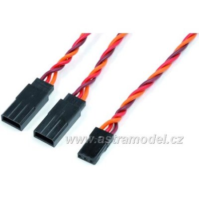 Kabel serva Y JR kroucený 22AWG 22AWG 15cm