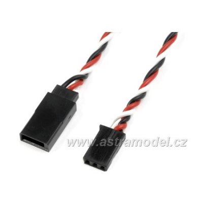 Kabel serva prodlužovací kroucený Futaba 22AWG HD 75cm