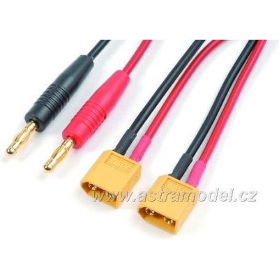 Nabíjecí kabel - XT60 sériový 14AWG 30cm