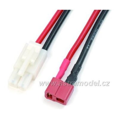 Konverzní kabel Tamiya samec - Deans samice 14AWG