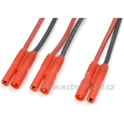 Kabel Y paralelní 2.0mm zlacený 14AWG 12cm