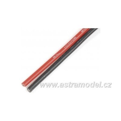 Kabel se silikonovou izolací Superflex 3.3mm2 12AWG (1+1m)