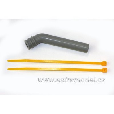 Deflektor výfuku 6mm 45°