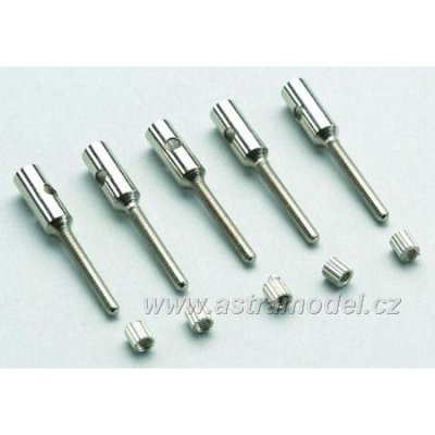 Závitová koncovka M2.5 na uhlíkové táhlo 3mm (5)