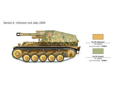 Italeri 7061 Sd.Kfz.124 Wespe