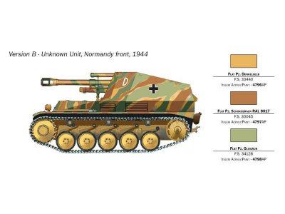 Italeri 7061 Sd.Kfz.124 Wespe
