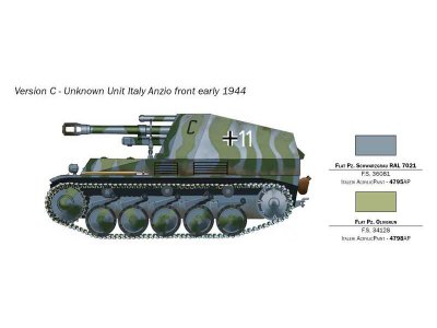 Italeri 7061 Sd.Kfz.124 Wespe