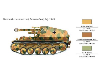 Italeri 7061 Sd.Kfz.124 Wespe