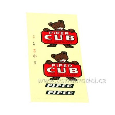 J-3 Cub 1:4 - samolepky