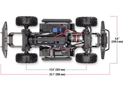 RC auto Traxxas TRX-4 Land Rover Defender 1:10 TQi RTR-písková