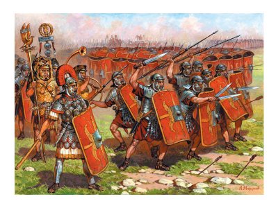 Zvezda figurky Roman Imperial Infantry I BC - II AD (1:72)