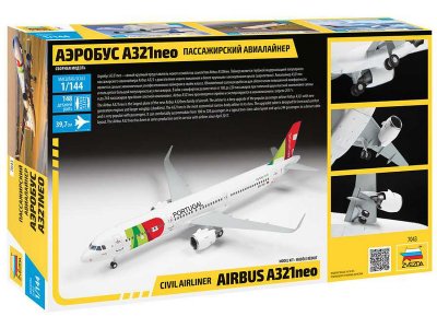 Zvezda 7043Airbus A321neo (1:144)