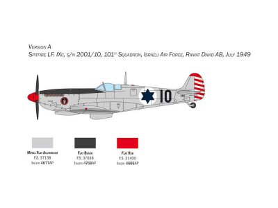 Italeri 2804 Supermarine Spitfire MK.IX (1:48)