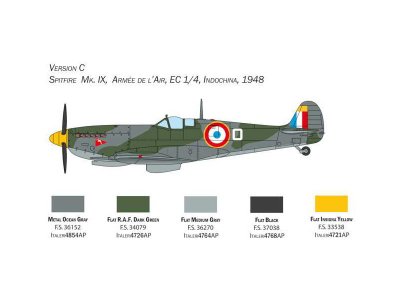 Italeri 2804 Supermarine Spitfire MK.IX (1:48)