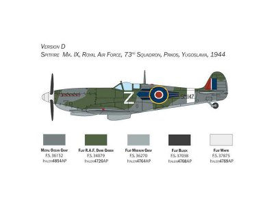Italeri 2804 Supermarine Spitfire MK.IX (1:48)