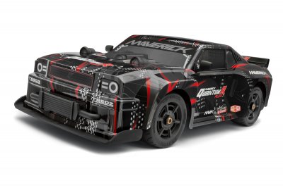 QuantumR Muscle Car FLUX 1/8 4WD - Černo/Červený