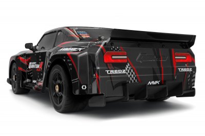 QuantumR Muscle Car FLUX 1/8 4WD - Černo/Červený